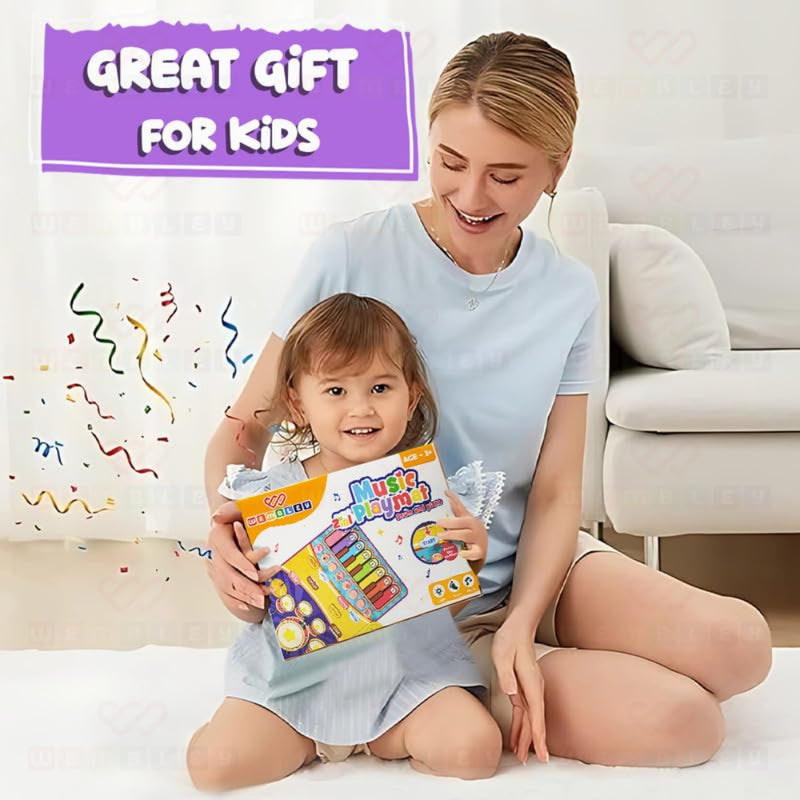 Wembley 2 in 1 Musical Mat for Kids Baby Piano Play