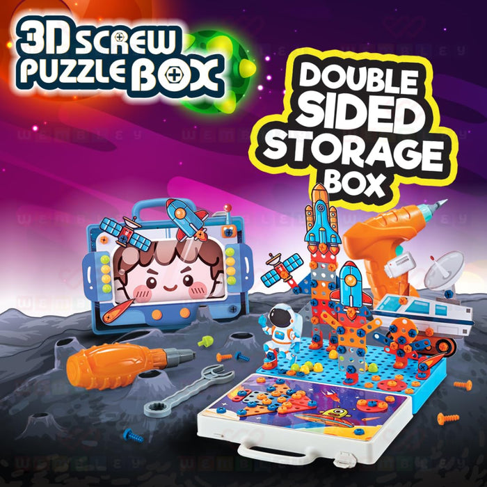 Wembley 4 in 1 Toy Drill Screw Tool Set-Learning & Education-Wembley-Toycra