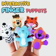 Wembley 5 Pcs Jungle Animal Finger Puppet Toy for Kids-Pretend Play-Wembley-Toycra
