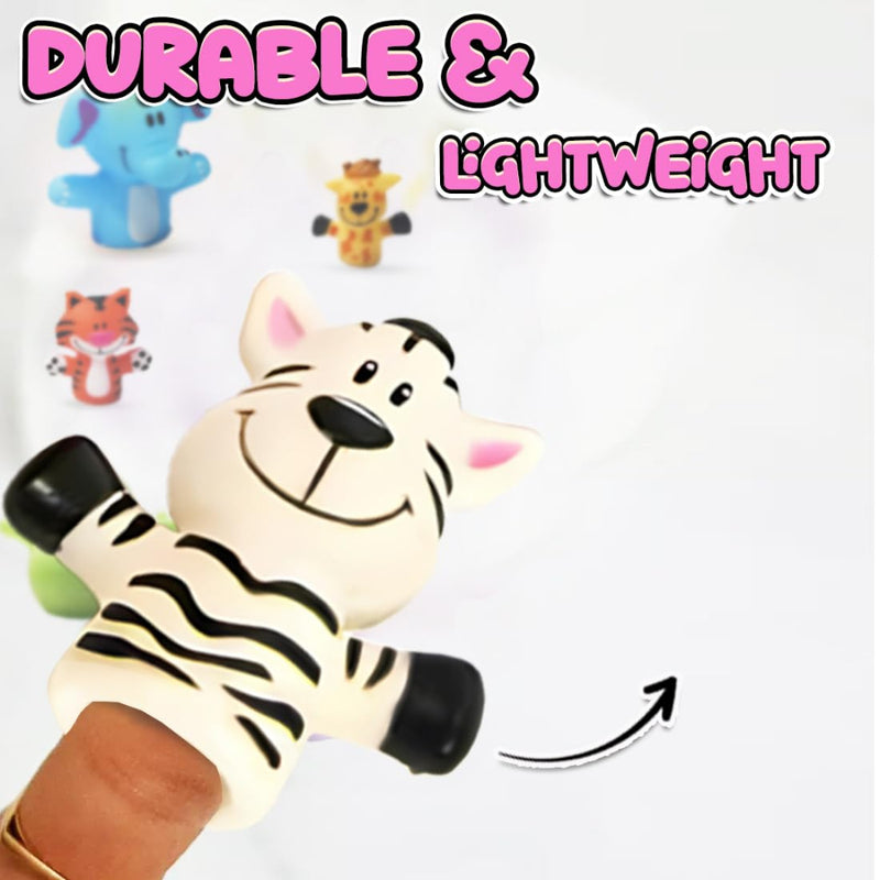 Wembley 5 Pcs Jungle Animal Finger Puppet Toy for Kids-Pretend Play-Wembley-Toycra