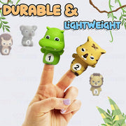 Wembley 5 Pcs Wild Animal Finger Puppet Toy for Kids