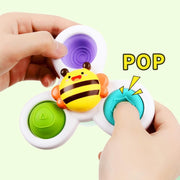 Wembley Baby Products Bath Toys 3 PCS Suction Cup Spinner Toy