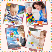 Wembley Baby Products Bath Toys 3 PCS Suction Cup Spinner Toy