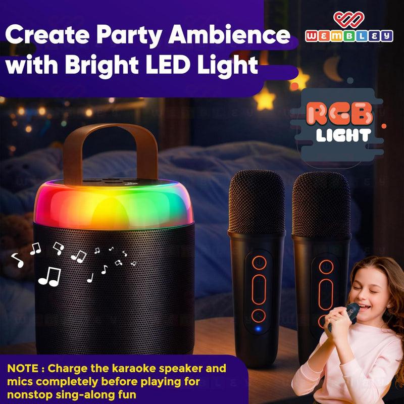 Wembley Bluetooth Karaoke Speaker Set