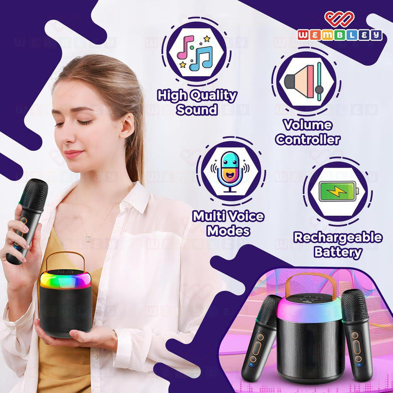 Wembley Bluetooth Karaoke Speaker Set