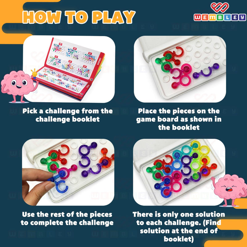 Wembley Brain Puzzle Game for Boys & Girls