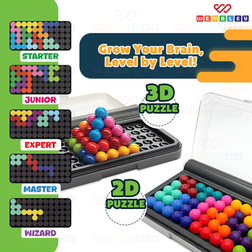 Wembley Brain Puzzle Game for Kids-Puzzles-Wembley-Toycra