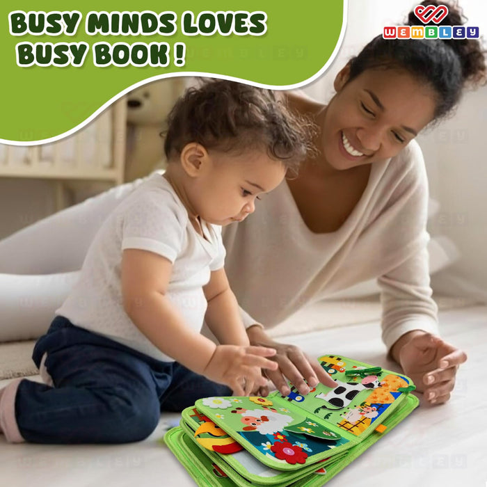 Wembley Busy Book Farm Theme With Box-Learning & Education-Wembley-Toycra