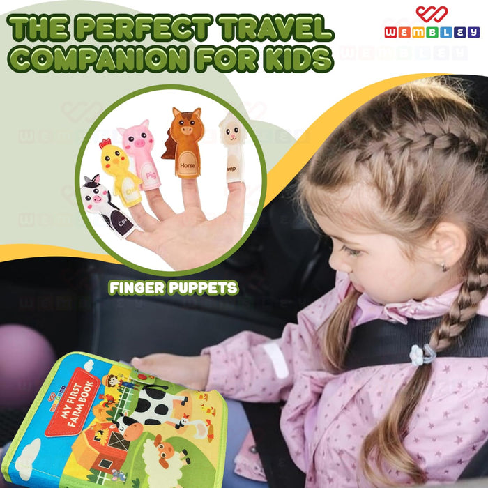 Wembley Busy Book Farm Theme With Box-Learning & Education-Wembley-Toycra