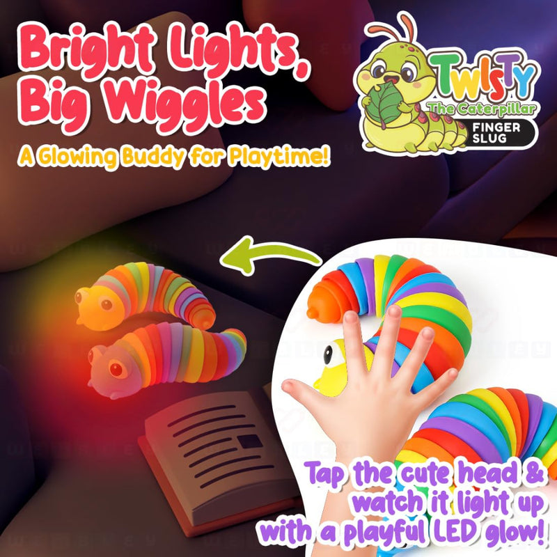 Wembley Caterpillar Toy with Light Fun Sensory Toddler Toys for Kids