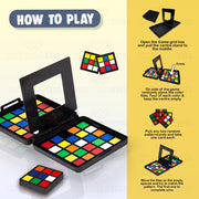 Wembley Color Tiles Cube Puzzle Race Board Game for Kids