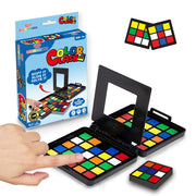 Wembley Color Tiles Cube Puzzle Race Board Game for Kids