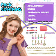 Wembley DIY Woven Chain Bracelet Making Set