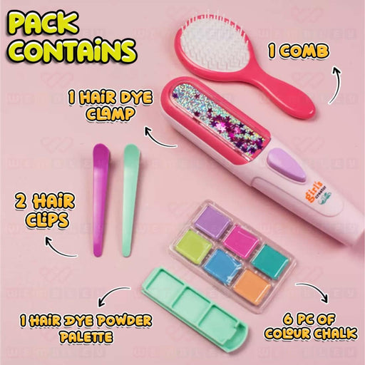 Wembley Diy Hair Chalk Salon Kit-Pretend Play-Wembley-Toycra