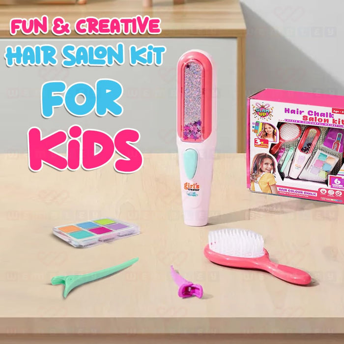 Wembley Diy Hair Chalk Salon Kit-Pretend Play-Wembley-Toycra