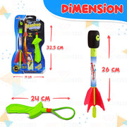 Wembley Foam Rocket Launcher Slingshot Flying Rocket Toy for Kids