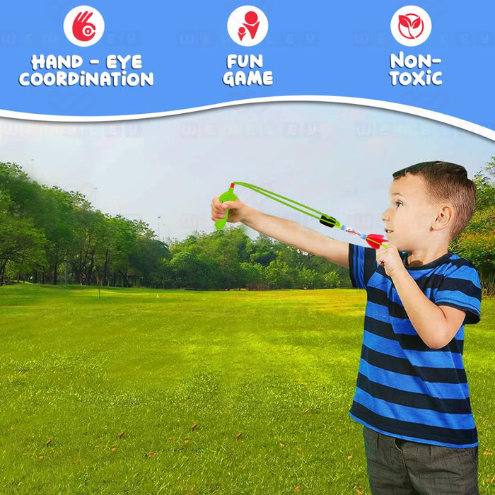 Wembley Foam Rocket Launcher Slingshot Flying Rocket Toy for Kids-Outdoor Toys-Wembley-Toycra