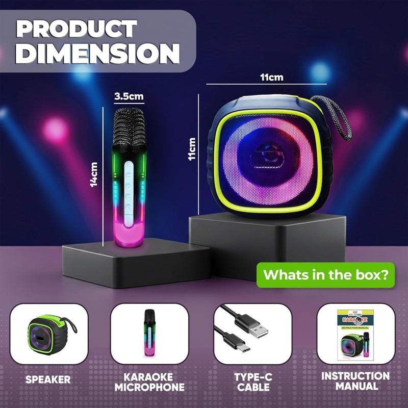 Wembley Karaoke Mic with Speaker Bluetooth
