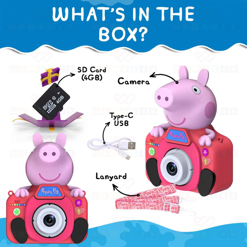 Wembley Kids Digital Camera Compact Peppa Pig