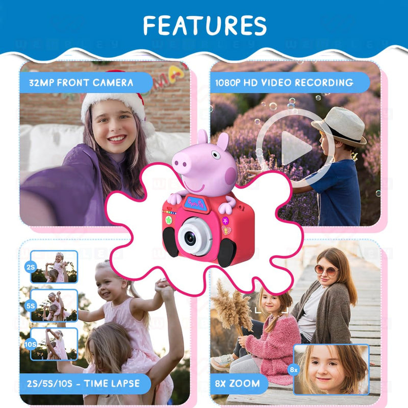 Wembley Kids Digital Camera Compact Peppa Pig