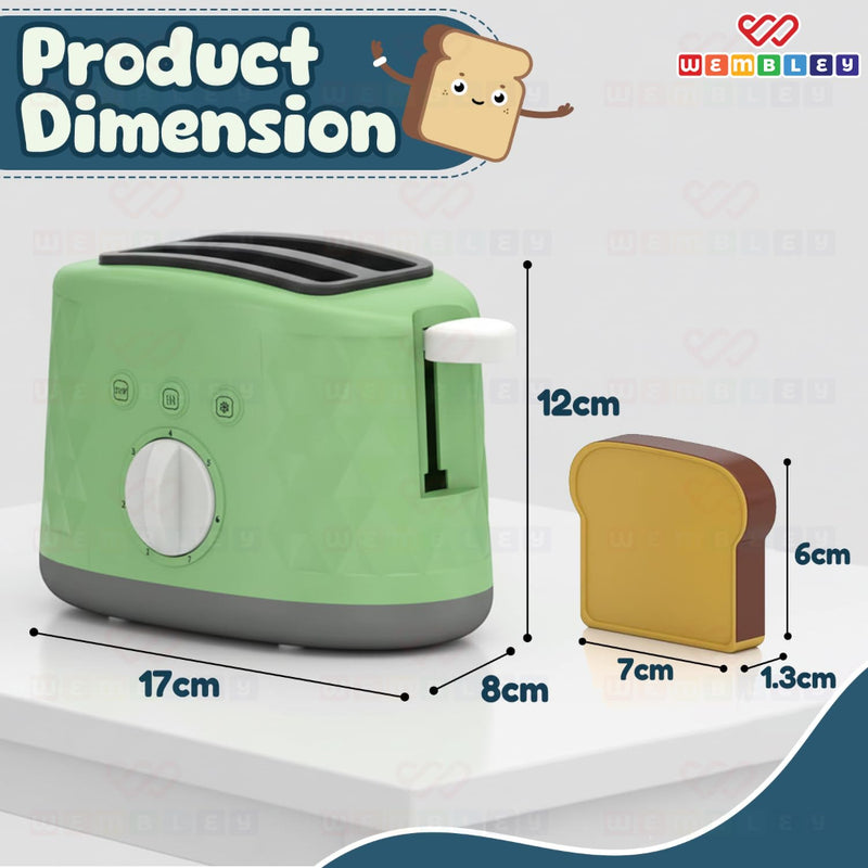 Wembley Mini Chef’s Corner Toaster Toy Set