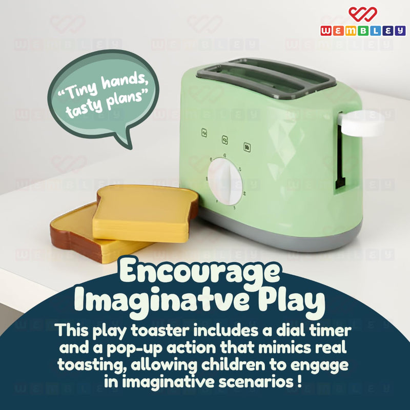 Wembley Mini Chef’s Corner Toaster Toy Set