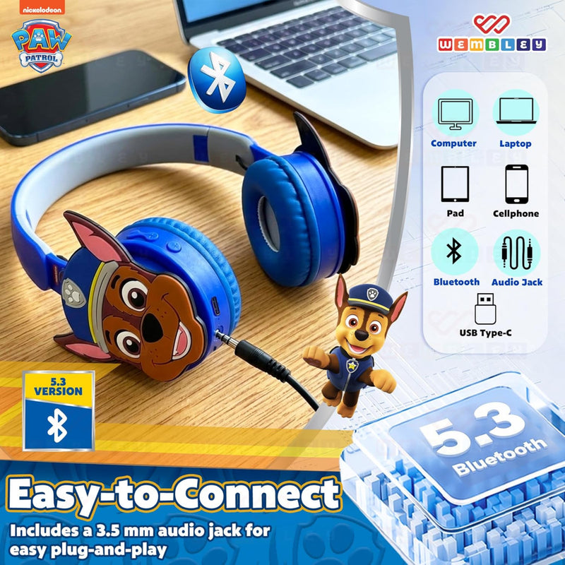 Wembley Paw Patrol Chase Headphones
