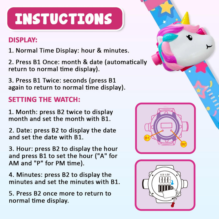 Wembley Paw Patrol Digital Projector Watch for Kids-Novelty Toys-Wembley-Toycra