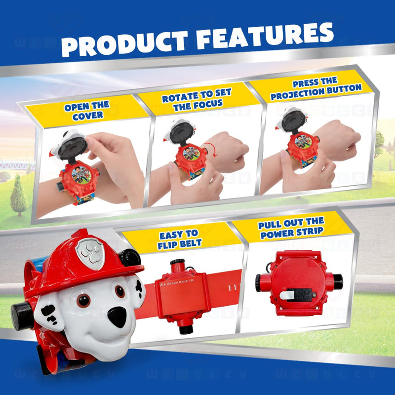 Wembley Paw Patrol Digital Projector Watch for Kids
