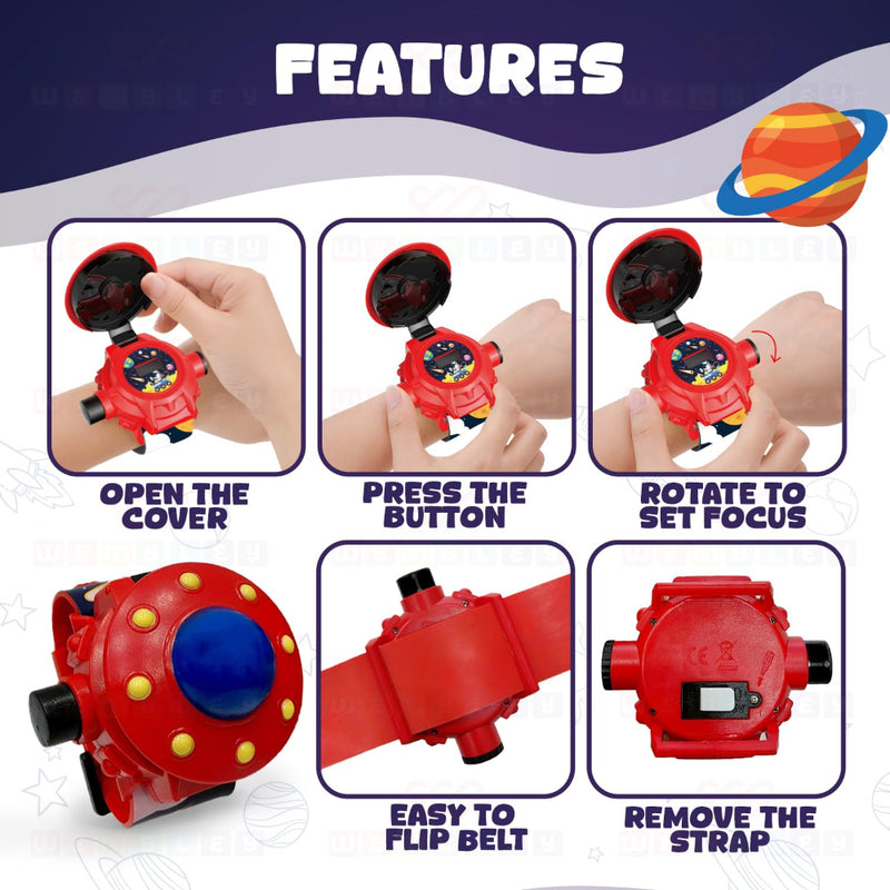 Wembley Paw Patrol Digital Projector Watch for Kids