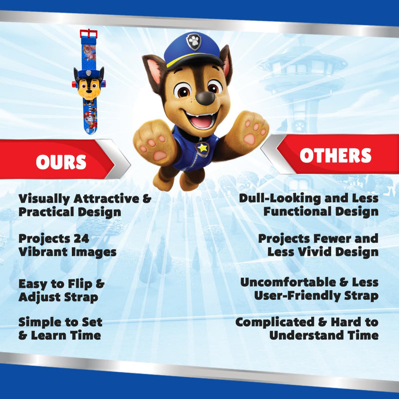 Wembley Paw Patrol Digital Projector Watch for Kids