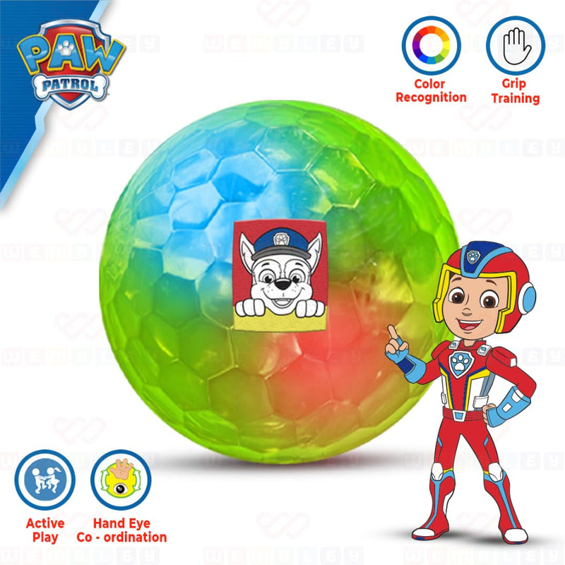 Wembley Paw Patrol Jumbo Led Flashing Light Ball - Multicolor