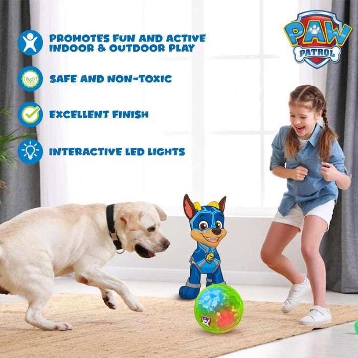 Wembley Paw Patrol Jumbo Led Flashing Light Ball - Multicolor