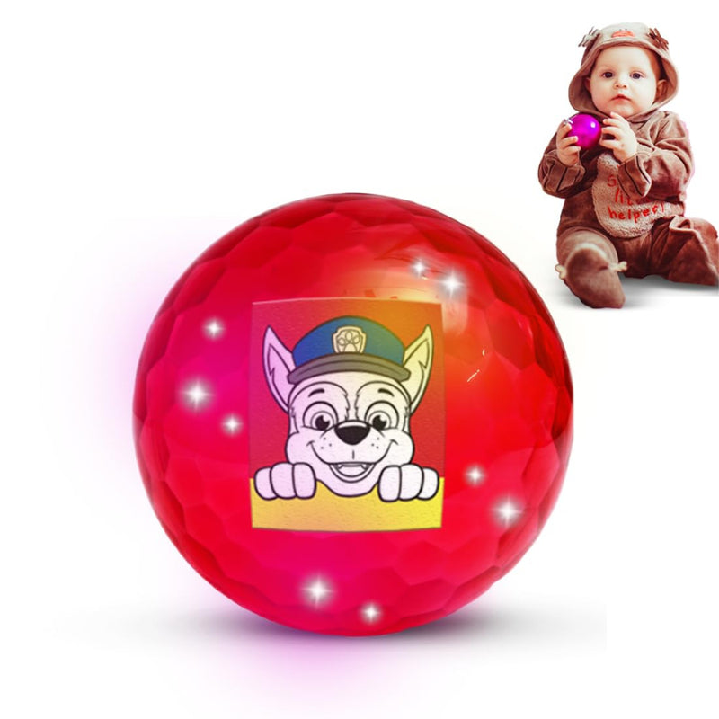 Wembley Paw Patrol Led Flashing Bouncing Ball - Multicolor