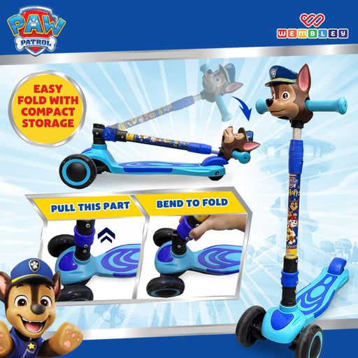 Wembley Paw Patrol My First Kick Scooter-Ride Ons-Wembley-Toycra