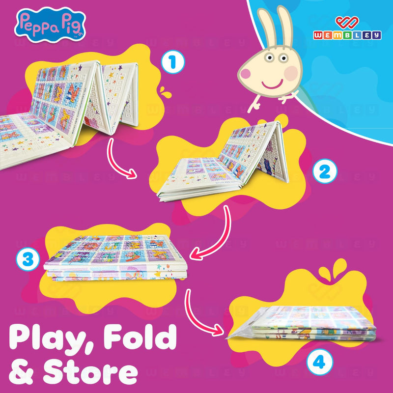 Wembley Peppa Pig Foldable 2 In 1 Play Mat