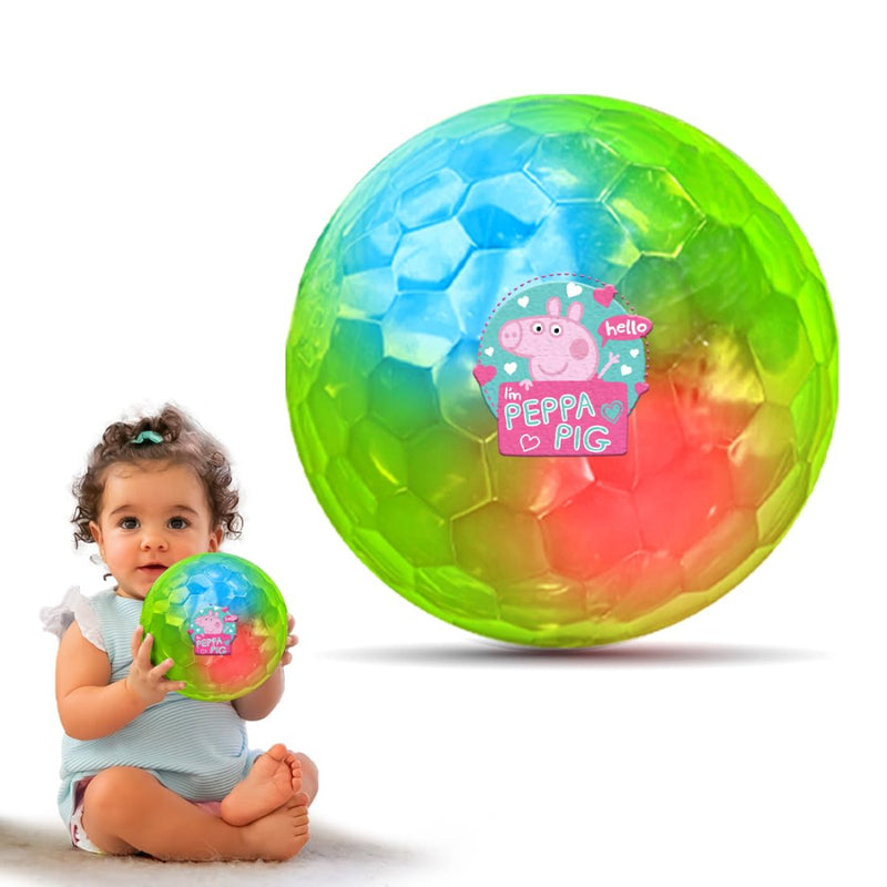 Wembley Peppa Pig Jumbo Led Flashing Light Ball - Multicolor
