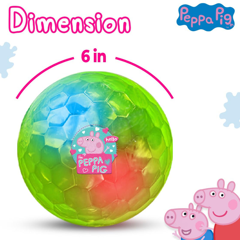 Wembley Peppa Pig Jumbo Led Flashing Light Ball - Multicolor