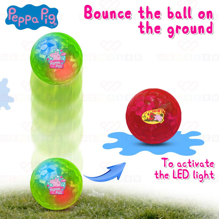Wembley Peppa Pig Jumbo Led Flashing Light Ball - Multicolor-Outdoor Toys-Wembley-Toycra
