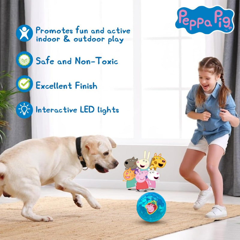 Wembley Peppa Pig Jumbo Led Flashing Light Ball - Multicolor