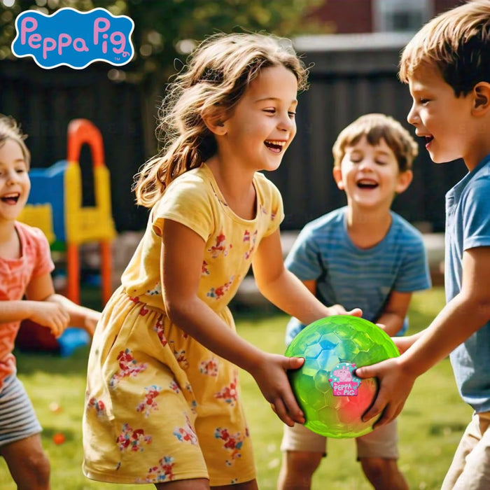 Wembley Peppa Pig Jumbo Led Flashing Light Ball - Multicolor-Outdoor Toys-Wembley-Toycra