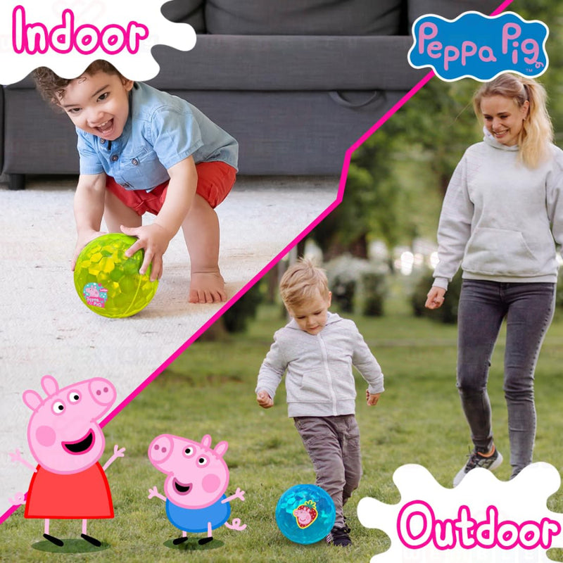Wembley Peppa Pig Jumbo Led Flashing Light Ball - Multicolor
