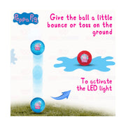 Wembley Peppa Pig Led Flashing Bouncing Ball - Multicolor