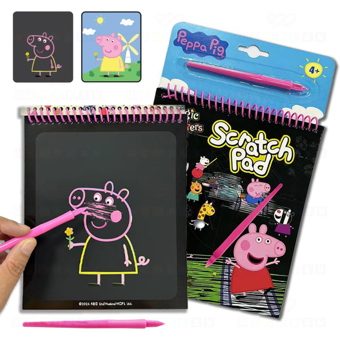 Wembley Peppa Pig Scratch Pad-Arts & Crafts-Wembley-Toycra