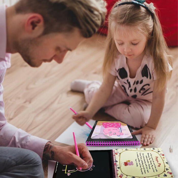 Wembley Peppa Pig Scratch Pad-Arts & Crafts-Wembley-Toycra