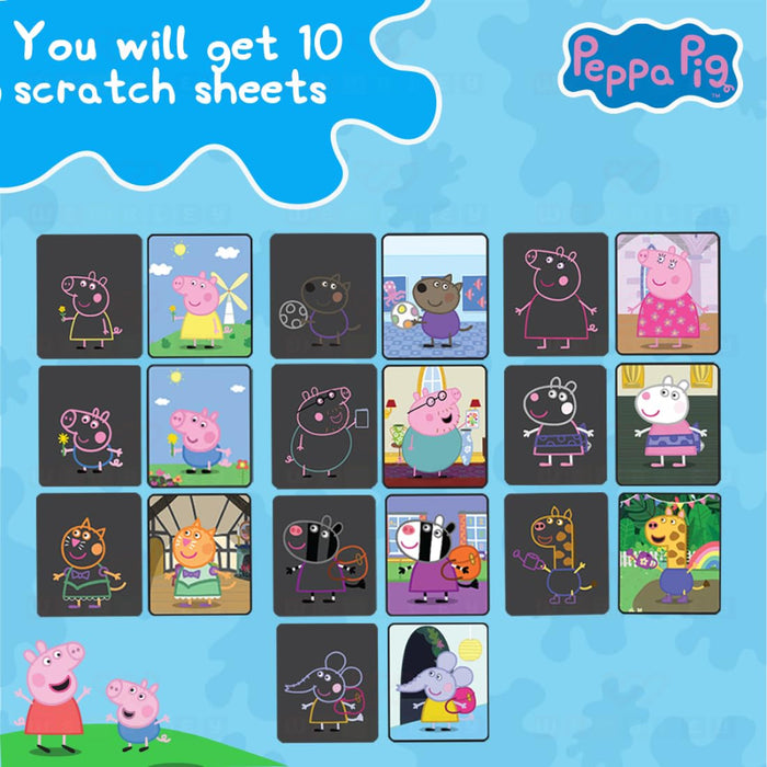 Wembley Peppa Pig Scratch Pad-Arts & Crafts-Wembley-Toycra