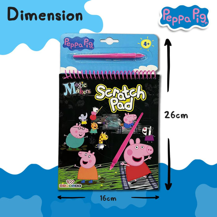Wembley Peppa Pig Scratch Pad-Arts & Crafts-Wembley-Toycra