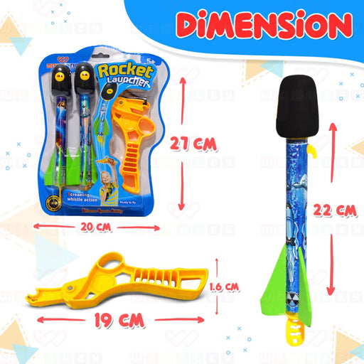 Wembley Sky Foam Rocket Launcher-Pretend Play-Wembley-Toycra