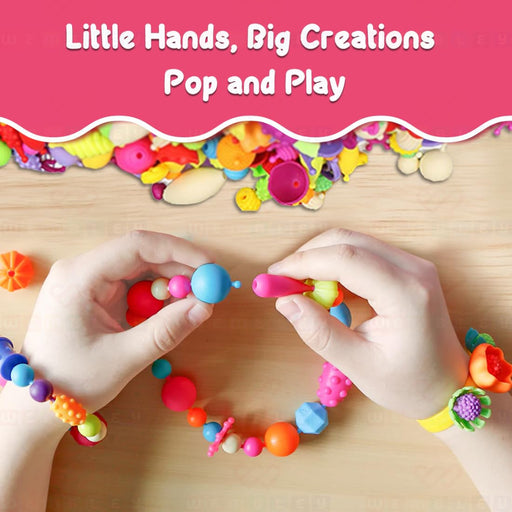 Wembley Snap Pop Beads for Girls Kid’s Jewelry-Novelty Toys-Wembley-Toycra