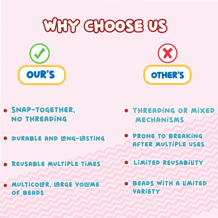 Wembley Snap Pop Beads for Girls Kid’s Jewelry-Novelty Toys-Wembley-Toycra